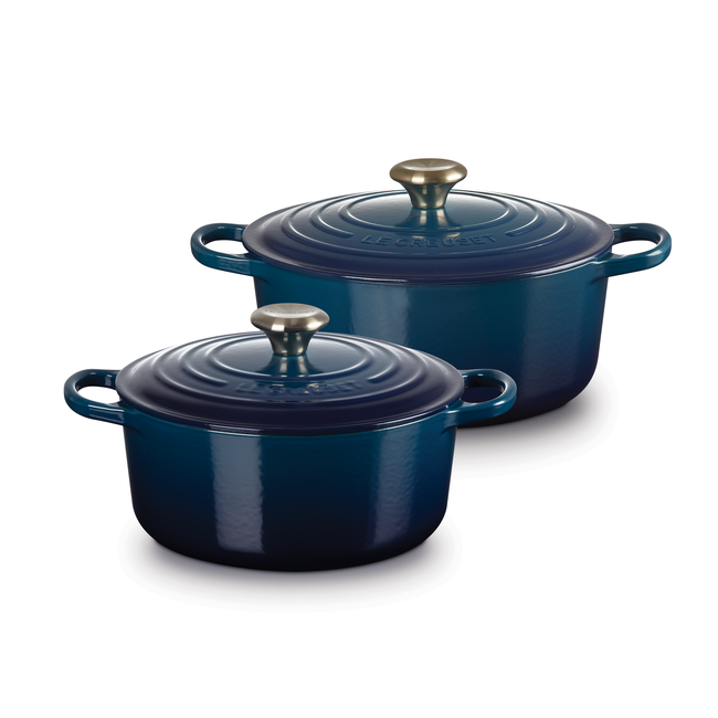 Set of 2 Round Dutch Ovens, view 1